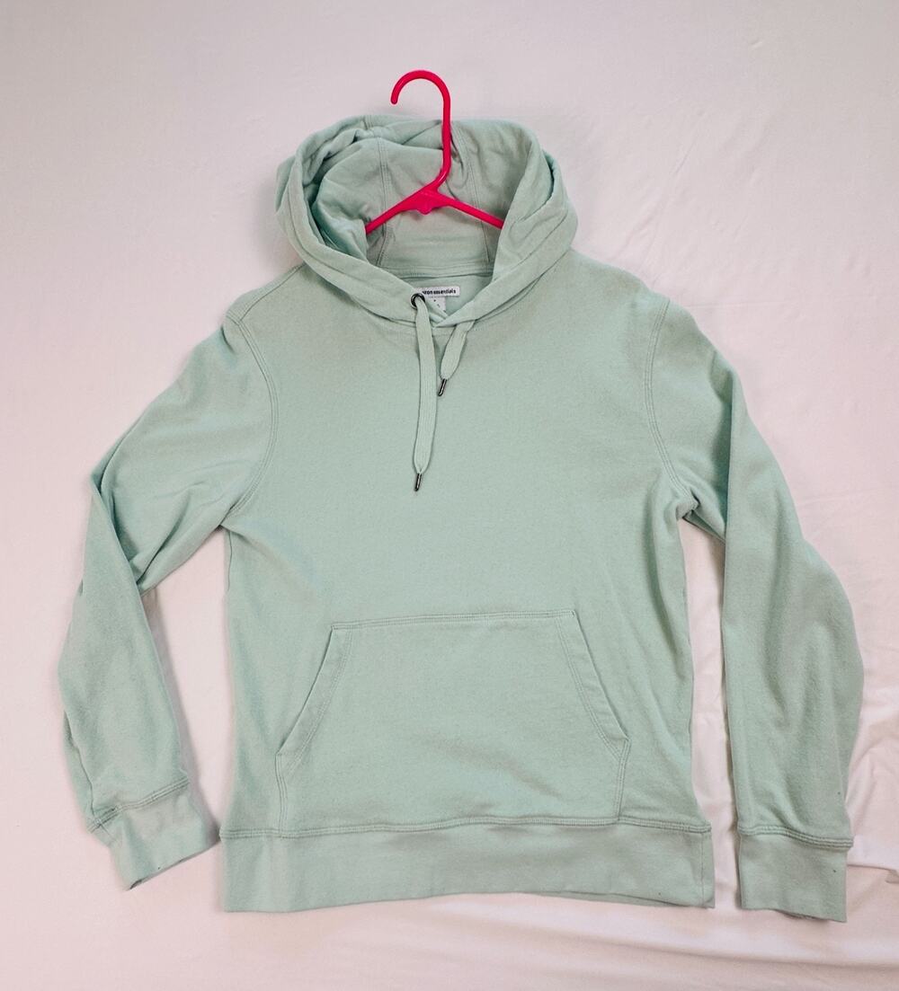 Amazon Essentials Women’s Hoodie Sweatshirt Kangaroo Pocket Mint Green - Small